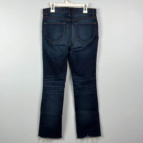 J Brand raw hem frayed bottom mid-rise jeans size 26 - Picture 4 of 12